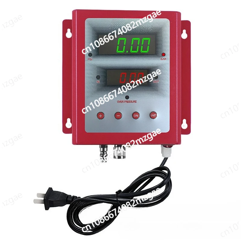 Automatic tire inflator preset pressure automatic charging and deflating car tire inflator air pump