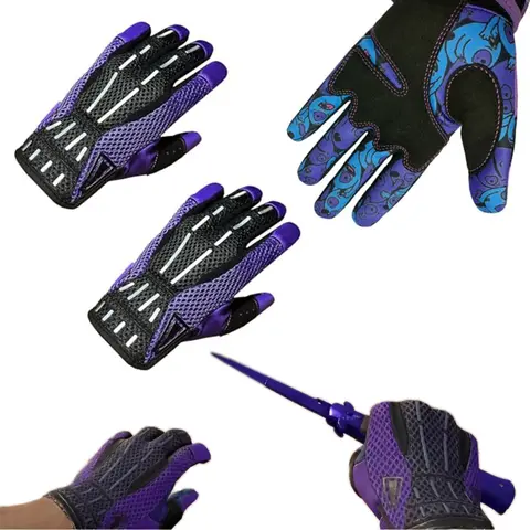 CSGO Guanti Cosplay Prop Pandora Box Guanti sportivi da motociclista Accessori Cosplay Guanti estivi sottili per giochi di ruolo da tiro softair