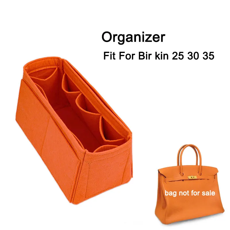 Customize Organizer For H Bir Kins 25 30 35 Insert Bags,Makeup Tote Organize,Women Handbag Tote Cosmetic Liner Keep Shaper