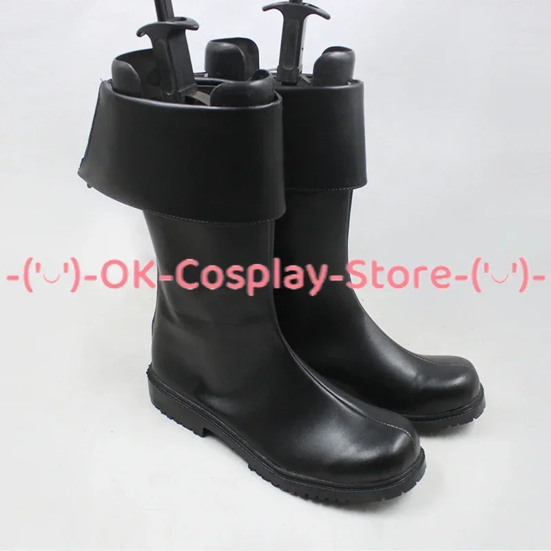 [Customized] Roronoa Zoro Cosplay Shoes Anime Roleplay Props Halloween Carnival Holiday Party PU Leather Boots Round Toe