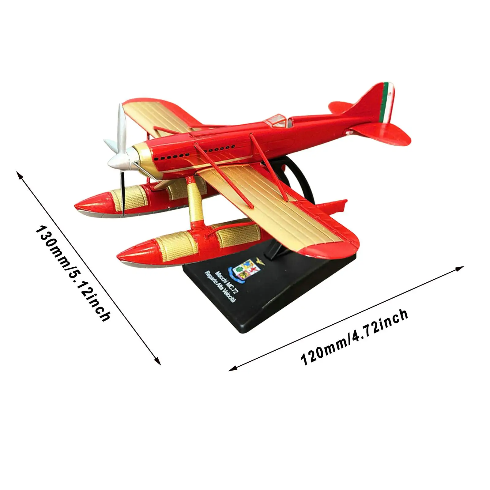 مجموعة عشاق الطائرات دييكاست لعام 1/72 هدية للرجال لعبة أطفال طائرة مائية #6