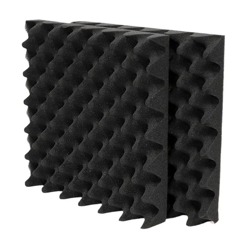 Acoustic Soundproof Foam Self-Adhesive Sound Absorbing Canceling Panels Eggcrate Acoustic Wall Stickers For Home KTV Studios