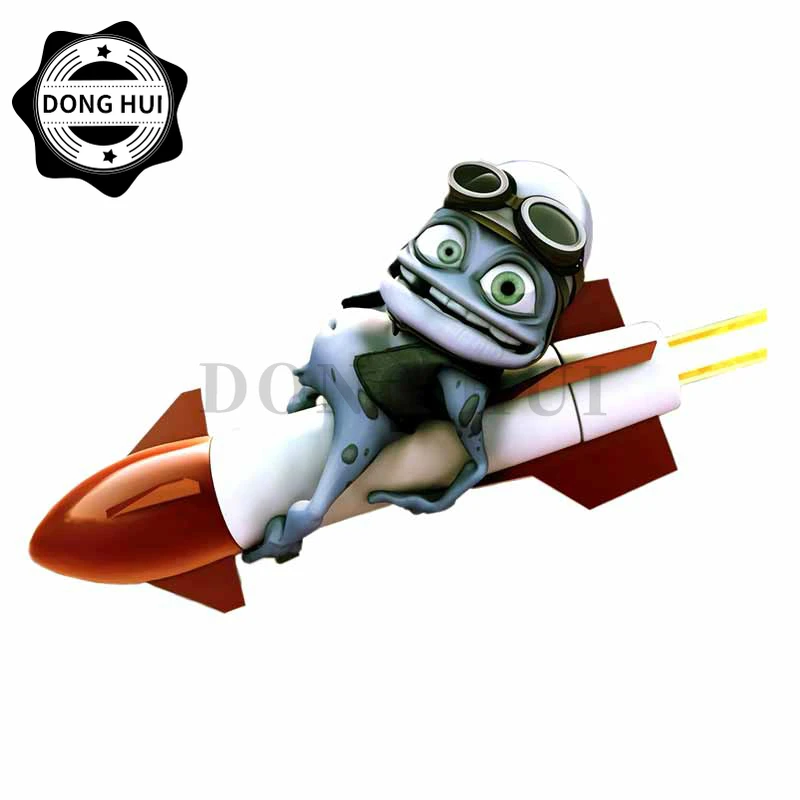 Crazy Frog Car Sticker Mug Guitar Skateboard Laptop Camper Motorcycle Helmet Dirt Bike Surfboard Cartoon Decal