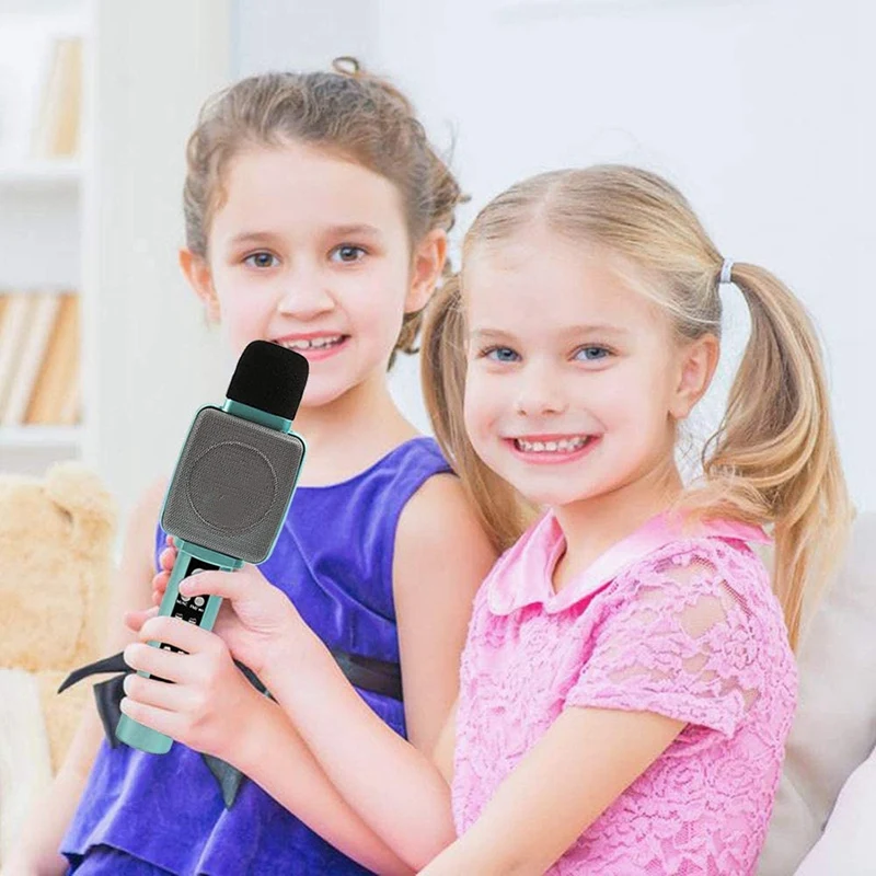 Muzikale microfoon voor kinderen, met Bluetooth-luidspreker en stemconverter is het beste speelgoed en cadeau voor kinderen