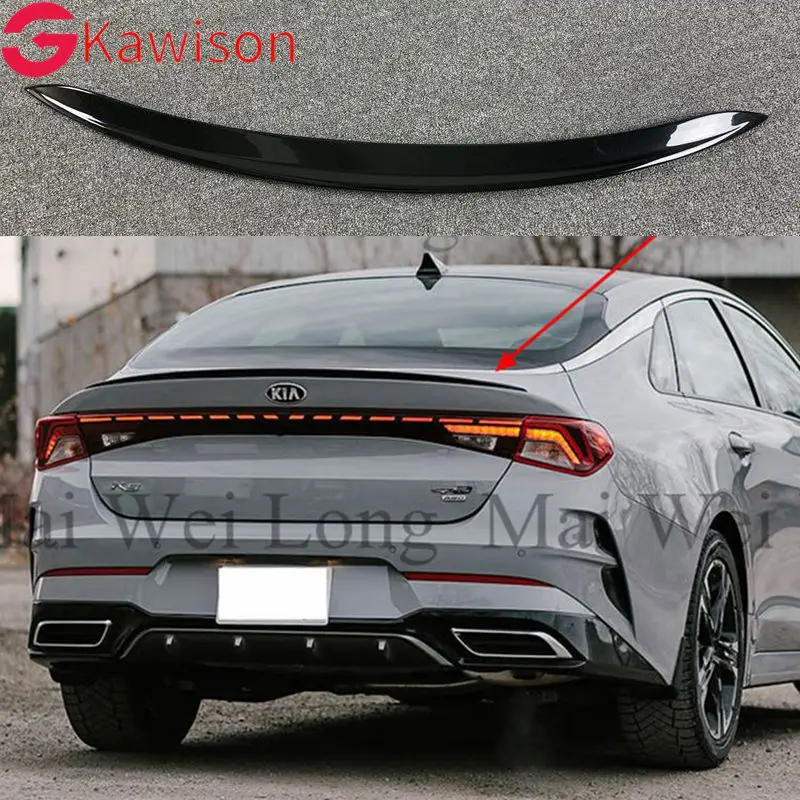 For New KIA K5 optima (DL3) spoiler 2020 2021 high material rear wing V style spoiler accessories body kit