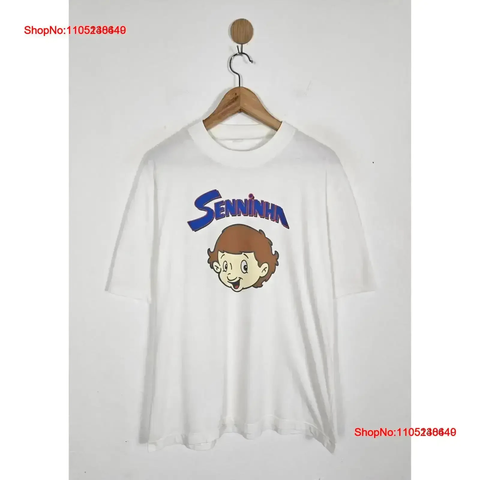 Vintage 90s Ayrton Senna Senninha T Shirt Washed Soft Comfortable streetwear Stretched fashion designer clothes homme vintage