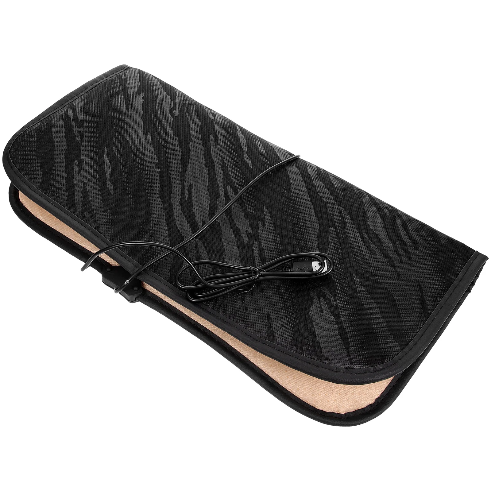 

Heated Cushion USB Car Seat Heater Black Heating Pad for Office Home Winter Warmth Vehicles Portable Warm Cushions