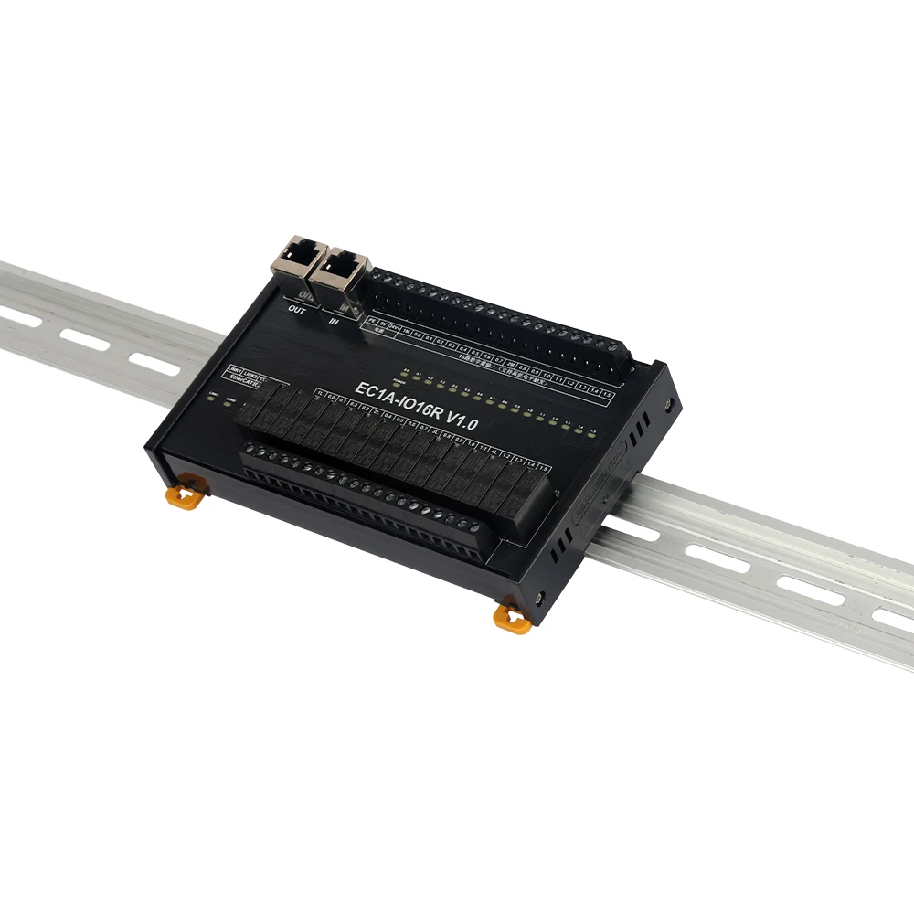 نسخة بسيطة EC1A-IO16R EtherCAT الموزعة عن بعد IO وحدة التبديل الحصول على الإدخال