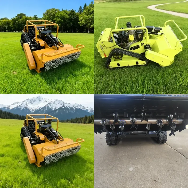 【2026】 Agricultural Lawn Mower - Powerful Heavy-duty Engine, High-tech Lawn Mower with Remote Control Technology
