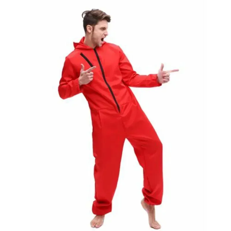 Sky05 Хэллоуин Костюм Деньги Будинок Бумаги для детей и взрослых, RobMp Косплей, Аниме Карнавальная вечеринка, Красные костюмы av99JIu@