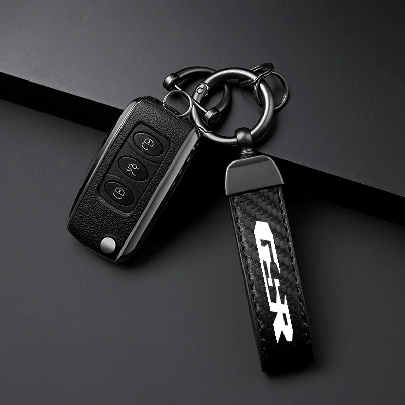 Keyrings For SUZUKI GSR 750 GSR 600 400 GSR600 GSR400 GSR750 Key Ring Keys Strap Leather Keychain Men Car Personality Motorcycle - view 4