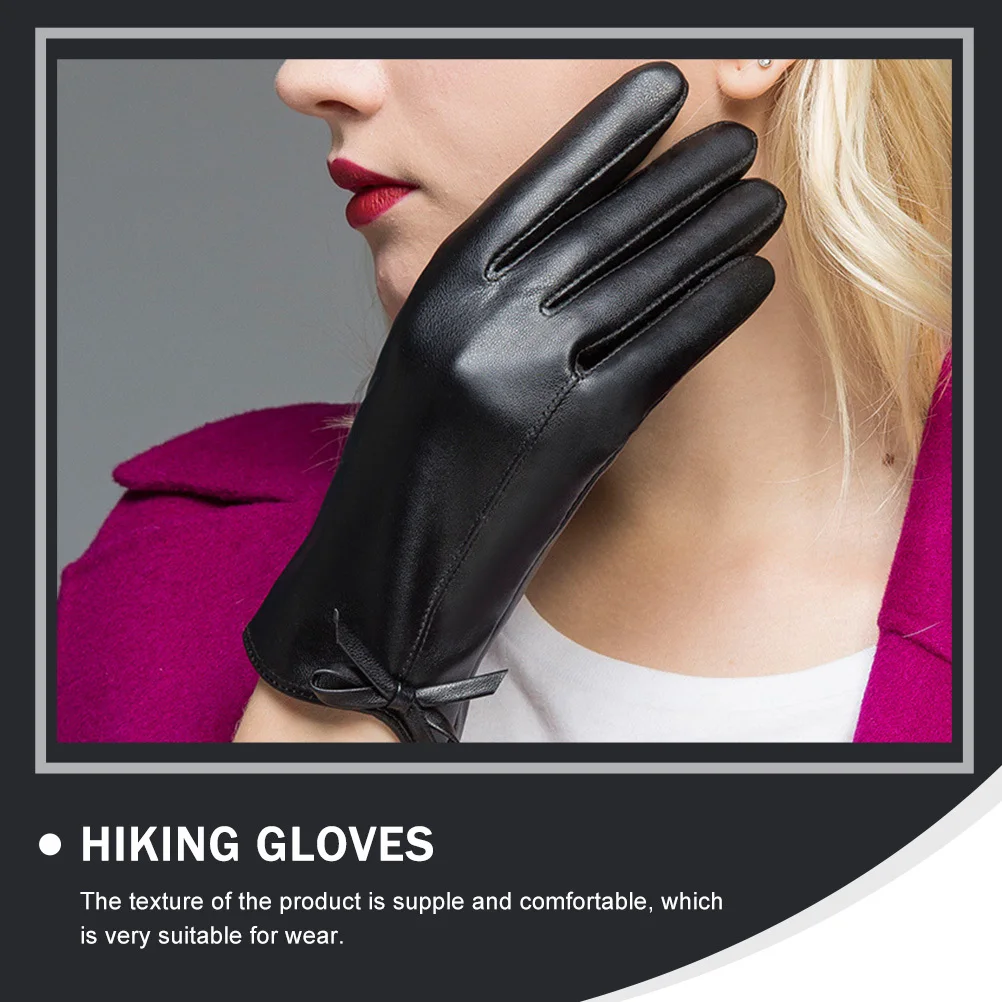 

1 пара теплых зимних перчаток с сенсорным экраном и полным пальцем, ветрозащитные, водонепроницаемые, морозостойкие, уличные перчатки, зимний аксессуар