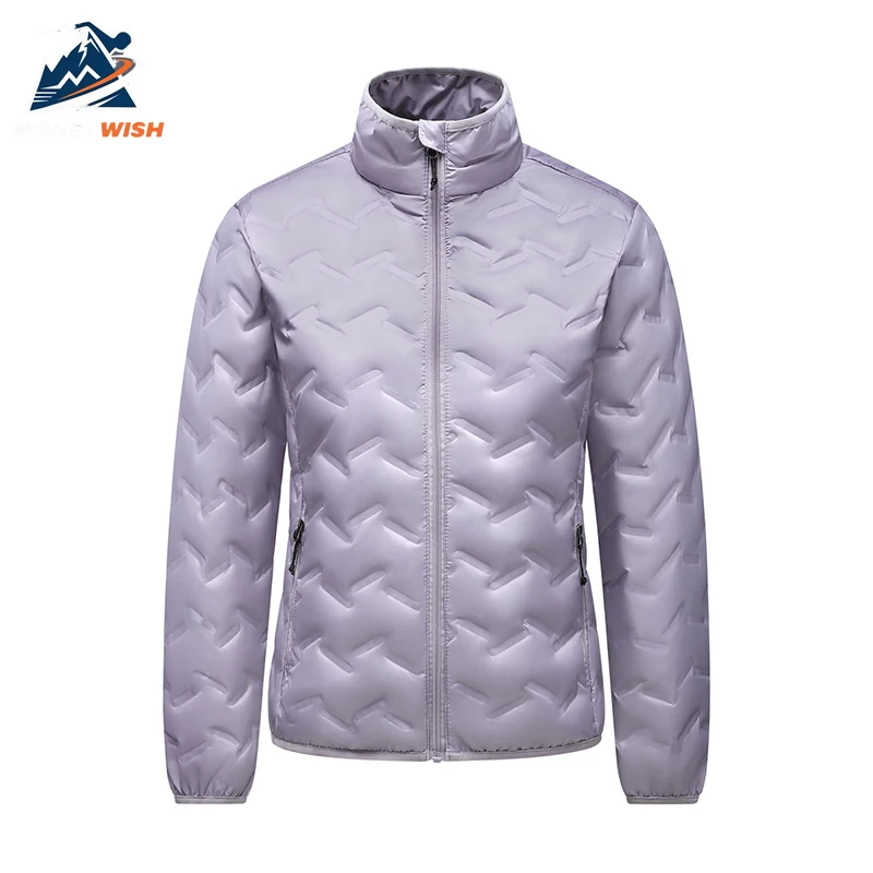 MONEYWISH أسفل سترة 2025 زوجين الأبيض بطة أسفل سميكة الباردة مقاومة معطف دافئ في الهواء الطلق الترفيه ملابس شتوية سستة أسفل سترة