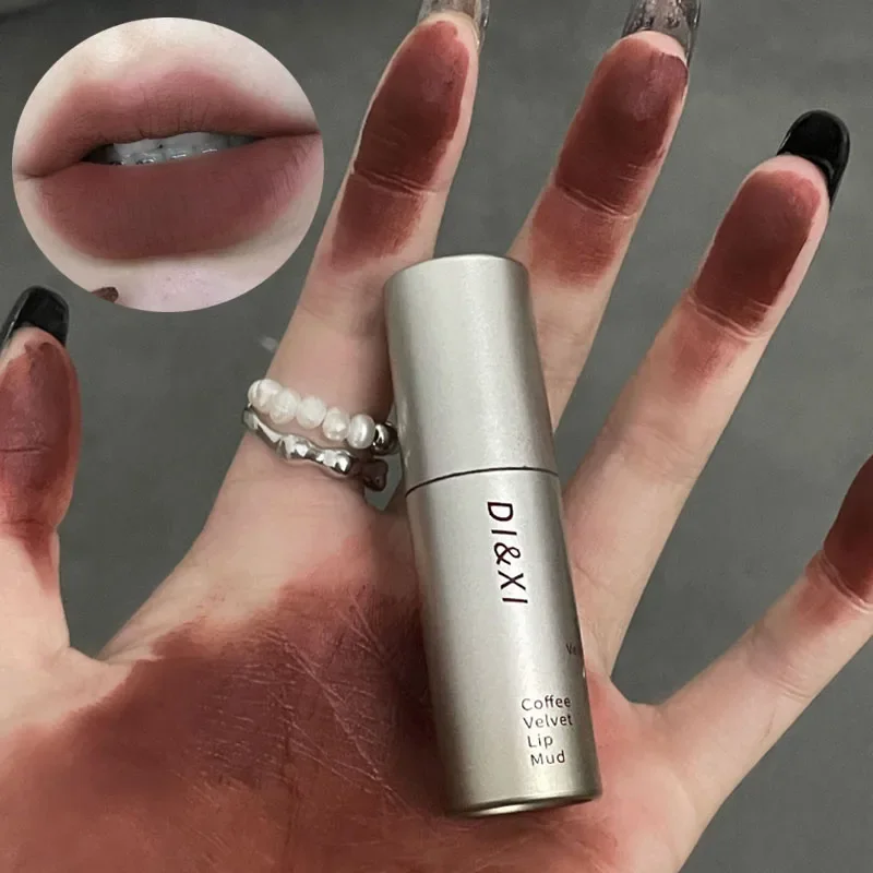 6 cores hidratante brilho labial copo antiaderente batom veludo fosco nude lábio esmalte à prova dwaterproof água duradoura matiz beleza cosméticos