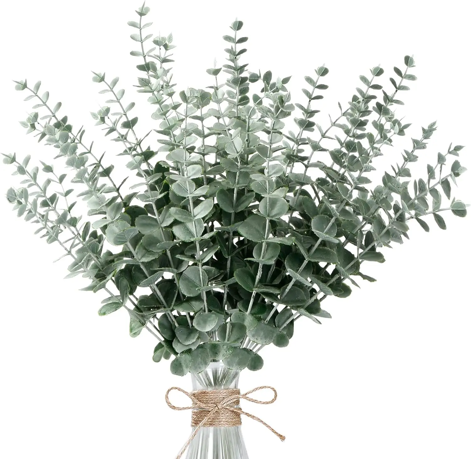 5/10/20 stücke künstlich getrocknete konservierte Eukalyptus blätter Zweige Duschen Hochzeits arrangements Eukalyptu Pflanzen Vase Wohnkultur – Detail 6