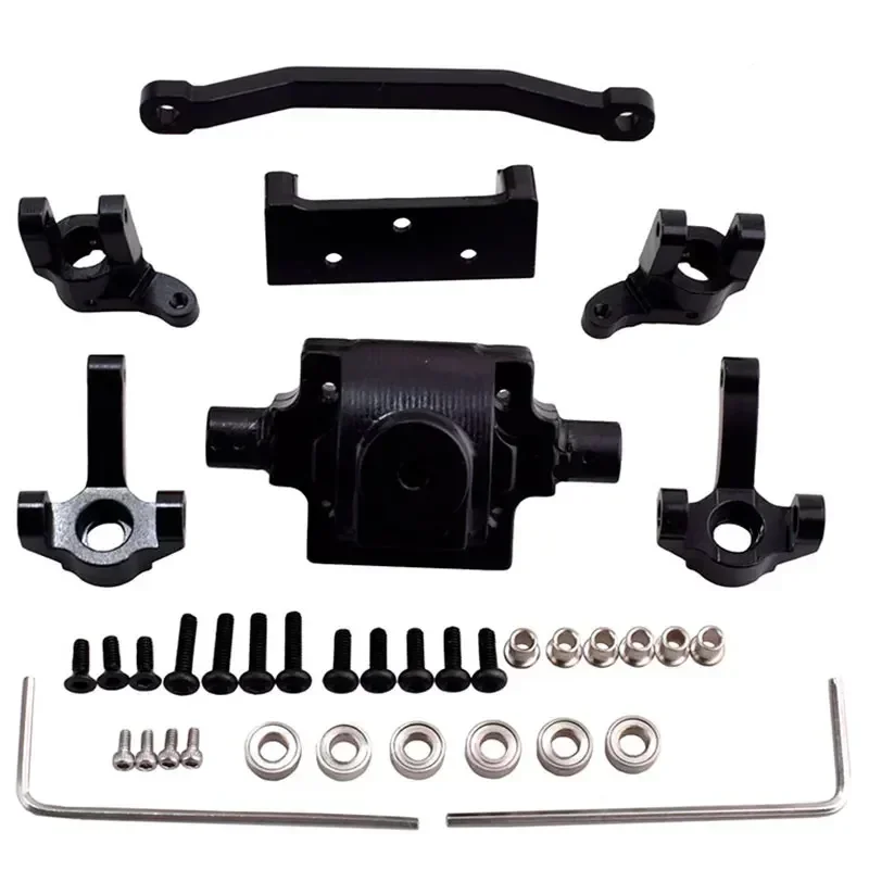 Metal Upgrade Parts Kit Steering Block Gearbox Housing For HAIBOXING HBX 2098B 1/24