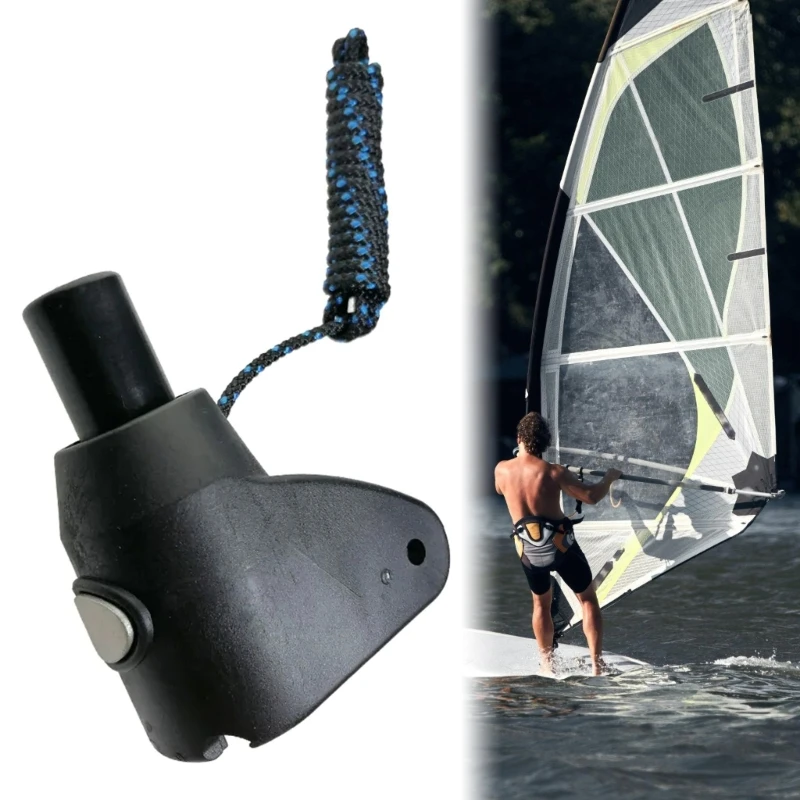 Windsurf Extension Rod Base Mount Adapter with Rope Windsurfing Mast Extension Rod Base Adapter Hardware Surfs Dropship