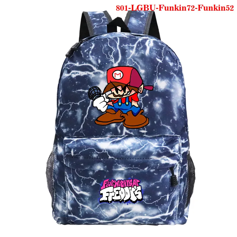 Game Friday Night Funkin Backpacks Students Cartoon School Bags Teens Travel Mochila Children Boys Girls Book Bag