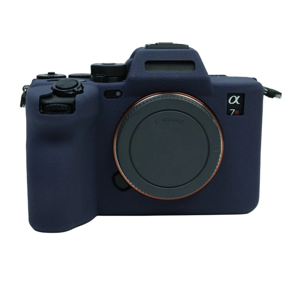 For Sony Alpha 7M5 A7R5 Camera silicone case ILCE-7m5 body case Soft rubber case Protective Body Cover + 1PCS Free Tempered Film