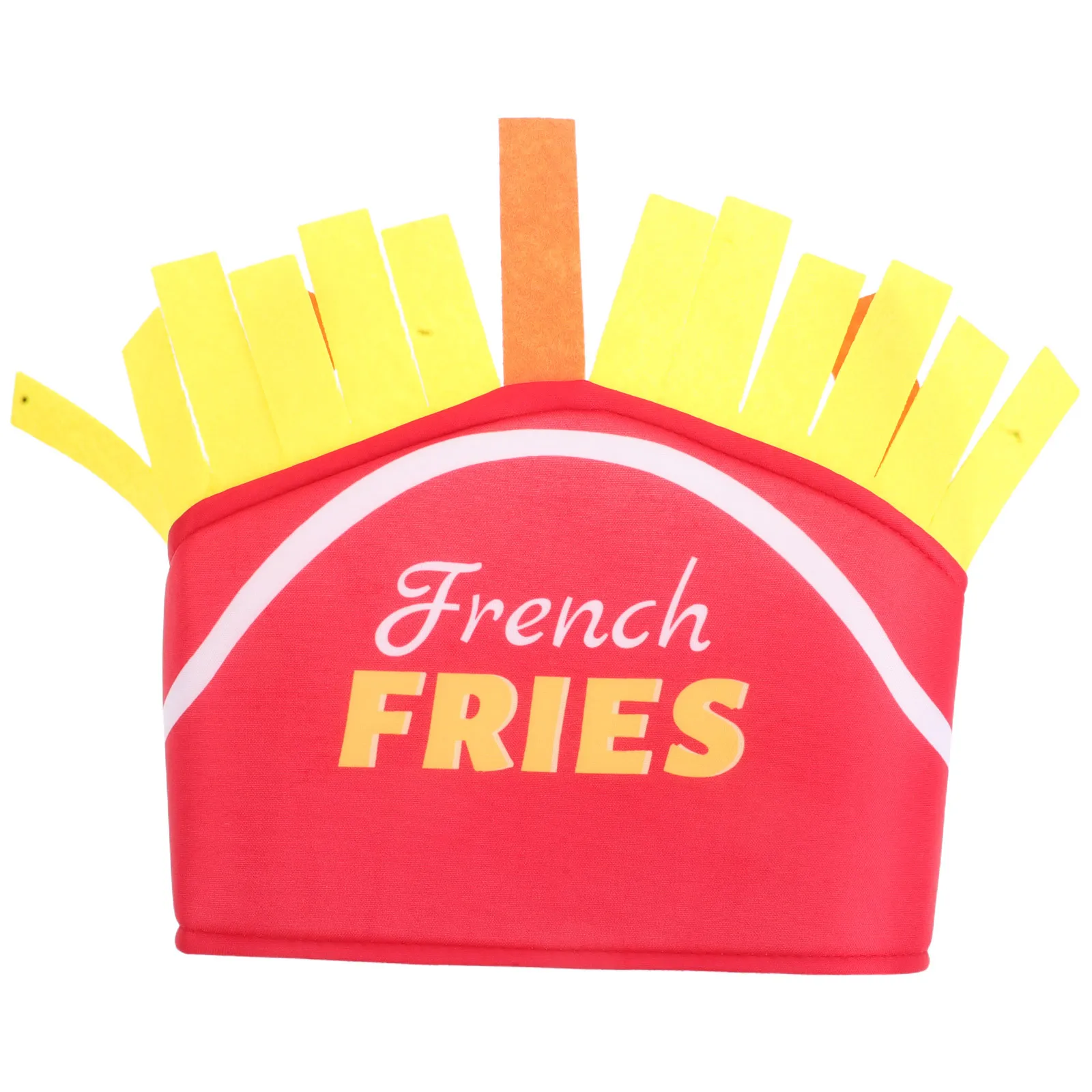 

Cartoon French Fries Hat Decor Stylish Lightweight Easy Match Performance Prop for Thanksgiving Decoration Party Supply Cosplay