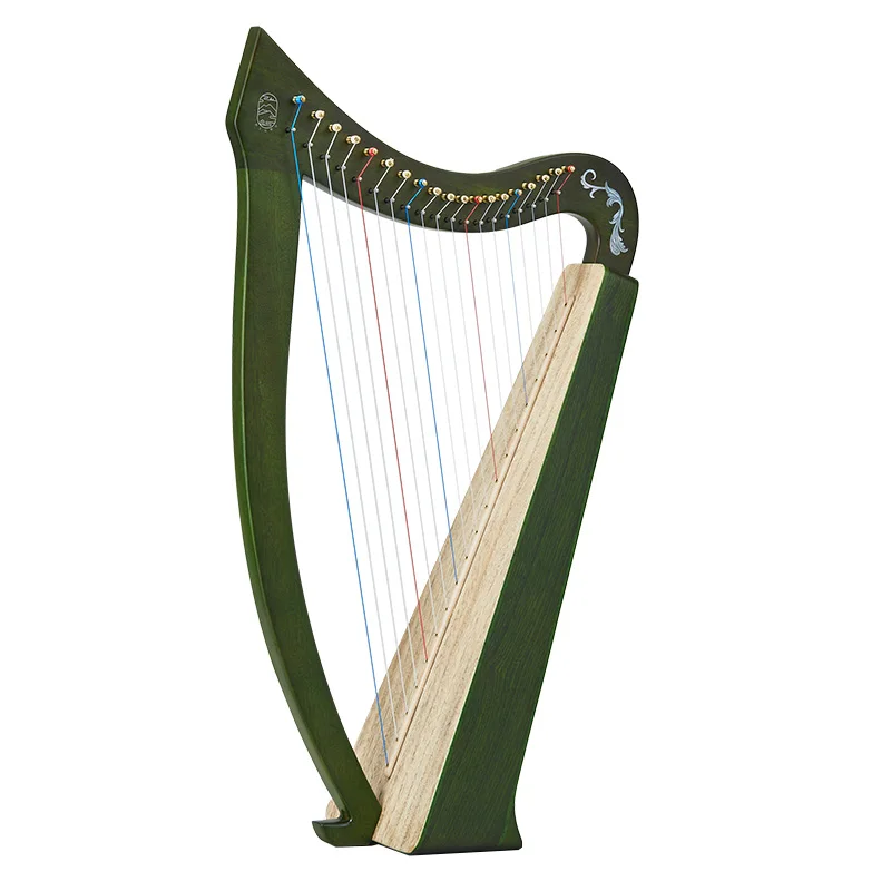 8/15/19 Strings Celtic Harp, Portable Wooden Lyre Harp Musical Instrument for Meditation and Beginner Performance