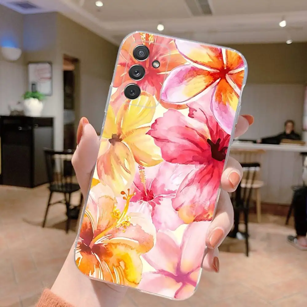 Coque de téléphone à demi-retour musical pour Samsung S 23,22,10,9,8 A 71,52,51,30,21S,12 PIus,E,Lite Note20, Ultra transparente et souple