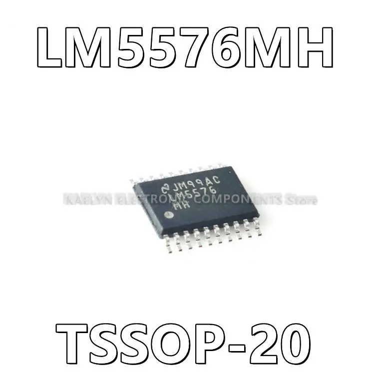 5Pcs/lot LM5576MH LM5576 Buck Switching Regulator IC Positive Adjustable 1.225V 1 Output 3A 20-TSSOP