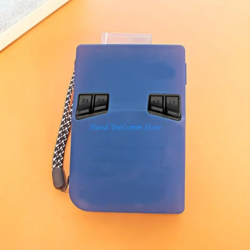 

H37F Gamepad Dustproof Housing with Lanyard Silicone Protector Cover for RG40XXV Scratchproof Game Console Protective Case