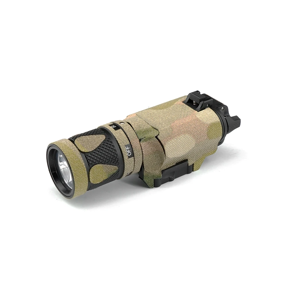 Weapon Light Flashlight X300V Tactical Optic Wrap BK MC/MC Only Sticker