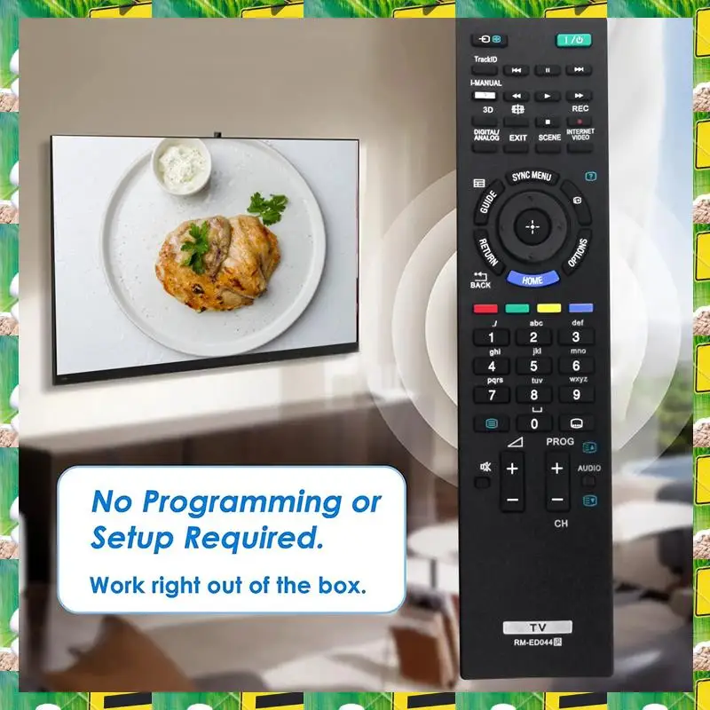 3C Electron RM-ED044 Fernbedienung ersetzt für SONY RM-ED044 RMED044 TV-Fernbedienung, langlebig, einfach zu bedienen, RM-ED044 Fernbedienung