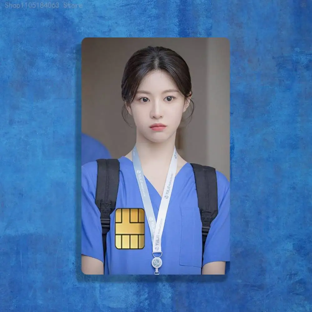 G-Go Y-Youn J-Jung ملصقات الائتمان فيزا الخصم البنك بطاقة شحن حافلة مترو ملصق مضاد للمياه ملصق الديكور