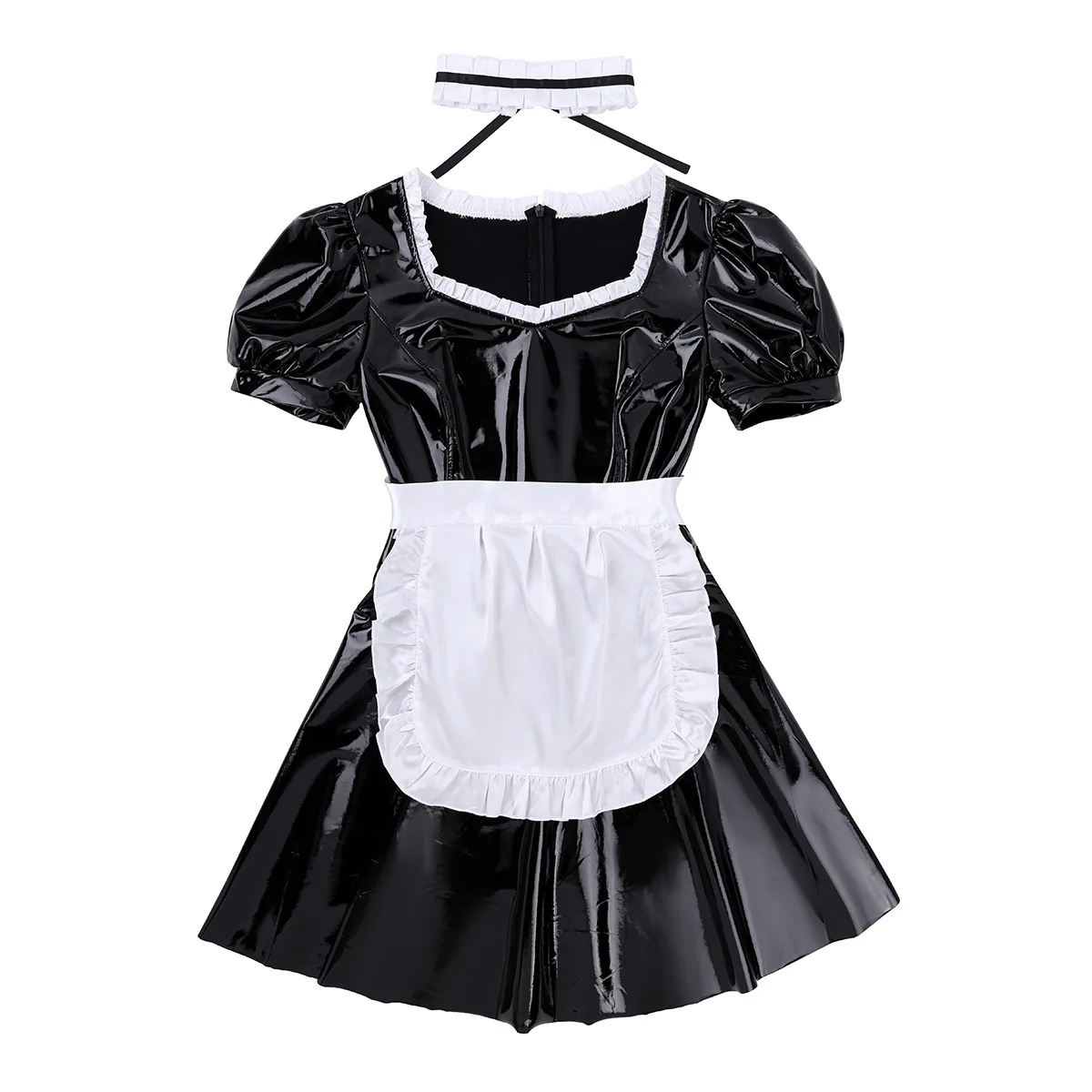 

Cute Lolita Maid Dress Women Men Maid Cosplay Dress Halloween Carnival Party Costume French Maid Dress Waitress Roleplay