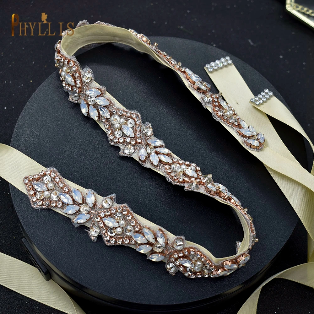 S10 Rhinestone Bridal Belt Wedding Sash Belt Woman\'s Formal Dress Belt Party Dress Belt Wedding Accessories Bride Waist Belts