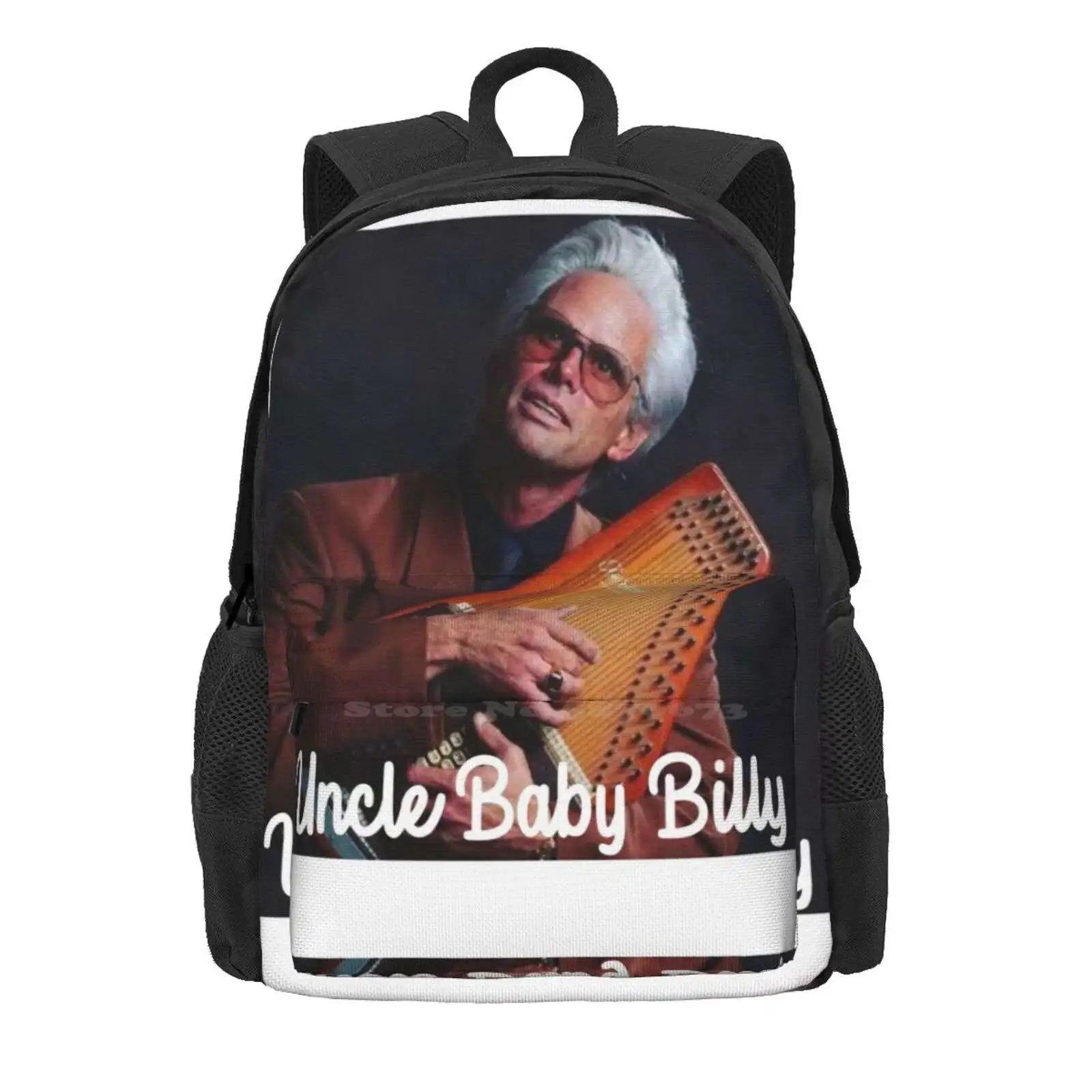 Uncle Baby Billy Large Capacity School Backpack Laptop Bags Baby Billy Freeman Uncle Baby Billy The Righteous Gemstones