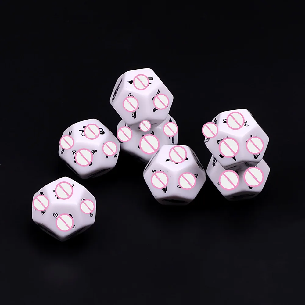 6 Sides Exotic Toys  Luminous Sex Dice Toys for Couples Adults Games Romance Love Hunour Flirting Erotic Adult 18+ Sex Shop