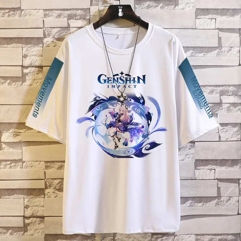 Citlali Genshin Impact Shirt Fan Summer Fashion Crewneck Comfortable Breathable Men's and Women's Clothing Tops Anime T-shirt