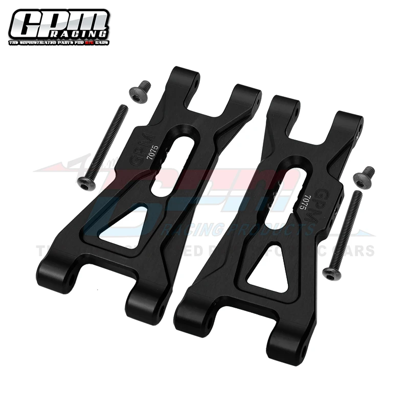 GPM Aluminum 7075 Front Lower Suspension Arms For ARRMA 1/10 Gorgon 4X2 Mega 550