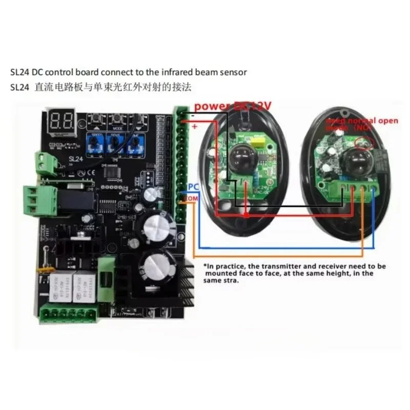 Global Best-seller Chisung CSPY-S12 DC 24V Solar Sliding Gate Motor Automatic Sliding Door Opener