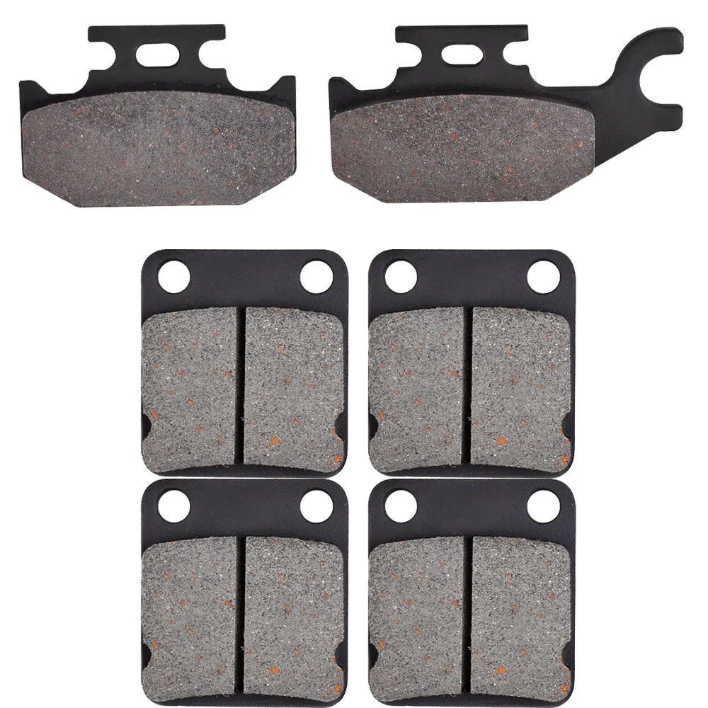 Para Yamaha 400 FA Kodiak, 4x4/Hunter 2000 2001 2002 YFM 400 Kodiak 2WD discos de pastillas de freno delanteras y traseras para motocicleta