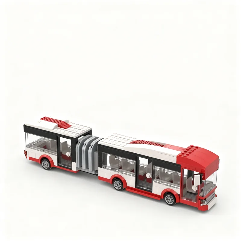

341PCS MOC Creative Model Winterthur Bus Technology DIY Assembly Building Blocks Display Birthday Gift Decoration Building Set