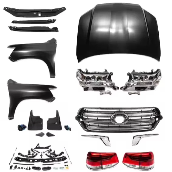 Upgrade Body Kit Facelift For Toyota Land Cruiser LC200 2008-2020 spare Auto parts Car Modification