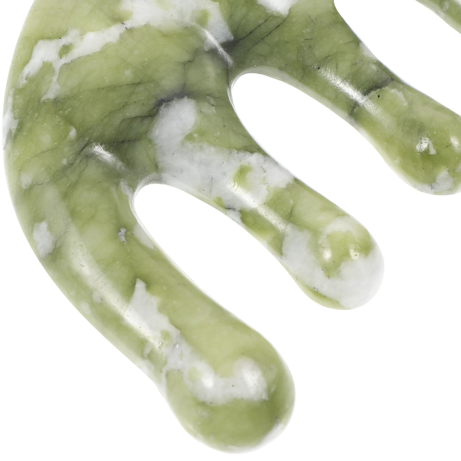 

Jade Comb Hair Massage Detangling Travel Women Scalp Green Stone Handmade Craft Gift Ideas Birthday Christmas Present