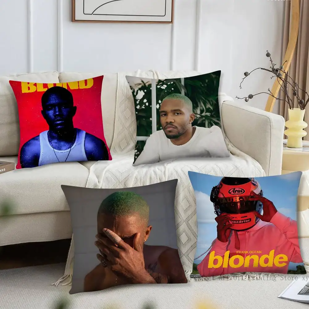 1pc Frank Ocean Blond Pillow Case Fashion Square Pillowcase Bedroom Sofa Room Ins Decoration Leisure