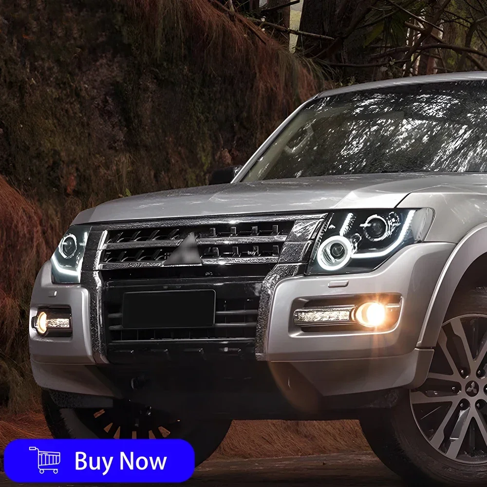 

For Mitsubishi Pajero V93 V97 2009-2021 Car Front Lamps Assembly Upgrade LED Auto Headlights Dynamic Projector Lens Accessories