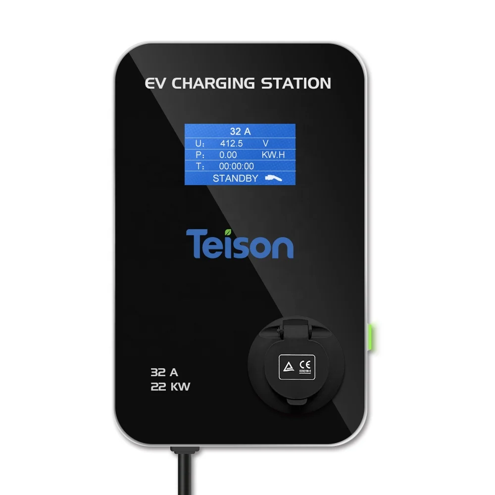 

2020 New Teison EV Charging Station 22kw 32A EV Charger Wallbox with Type 2 Socket