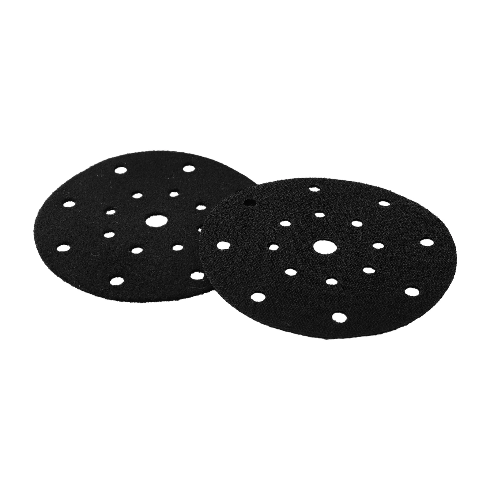 

2pcs Backing Pads Back-up Black Power Tools Protective Replacement Sander Pad Sanding Spare Parts 150mm 17 Holes