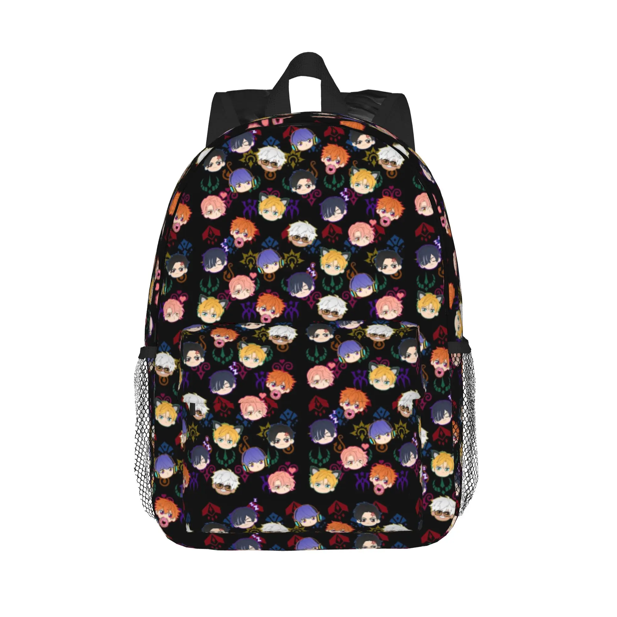 Obey Me Demon Brothers Pattern Backpack Hot Sale Daypack Large Capacity Boys Girls BookBag Shoulder Bag for Men Women School Bag