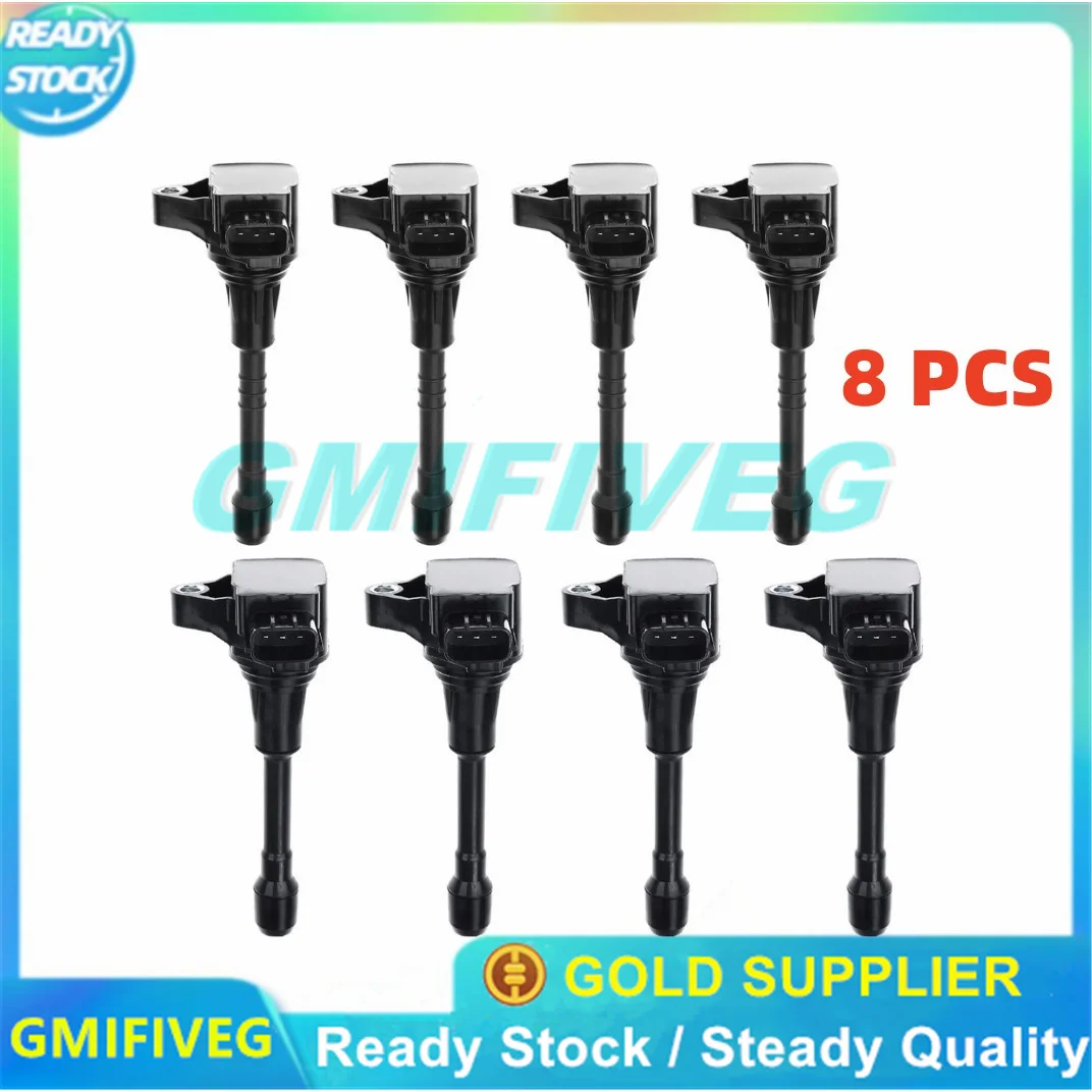 8X 22448-1LA0B Ignition Coil 224481LA0B For Nissan Tiida March Teana Micra Bluebird Sylphy C12 K13 L33 MR20 Infiniti QX56 QX80