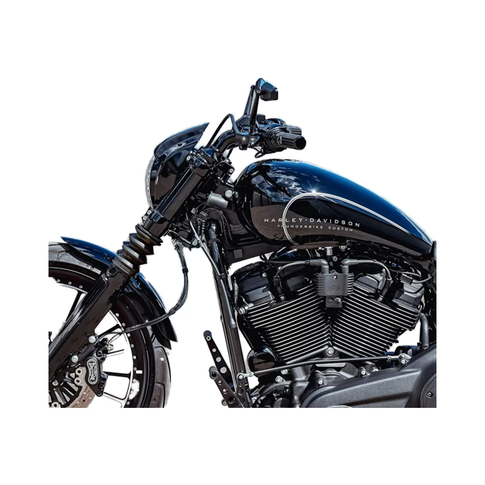 

Suitable for Motorcycle Batwing Fairing Front Modified Retro Lampshade Harleystreet Handlebars