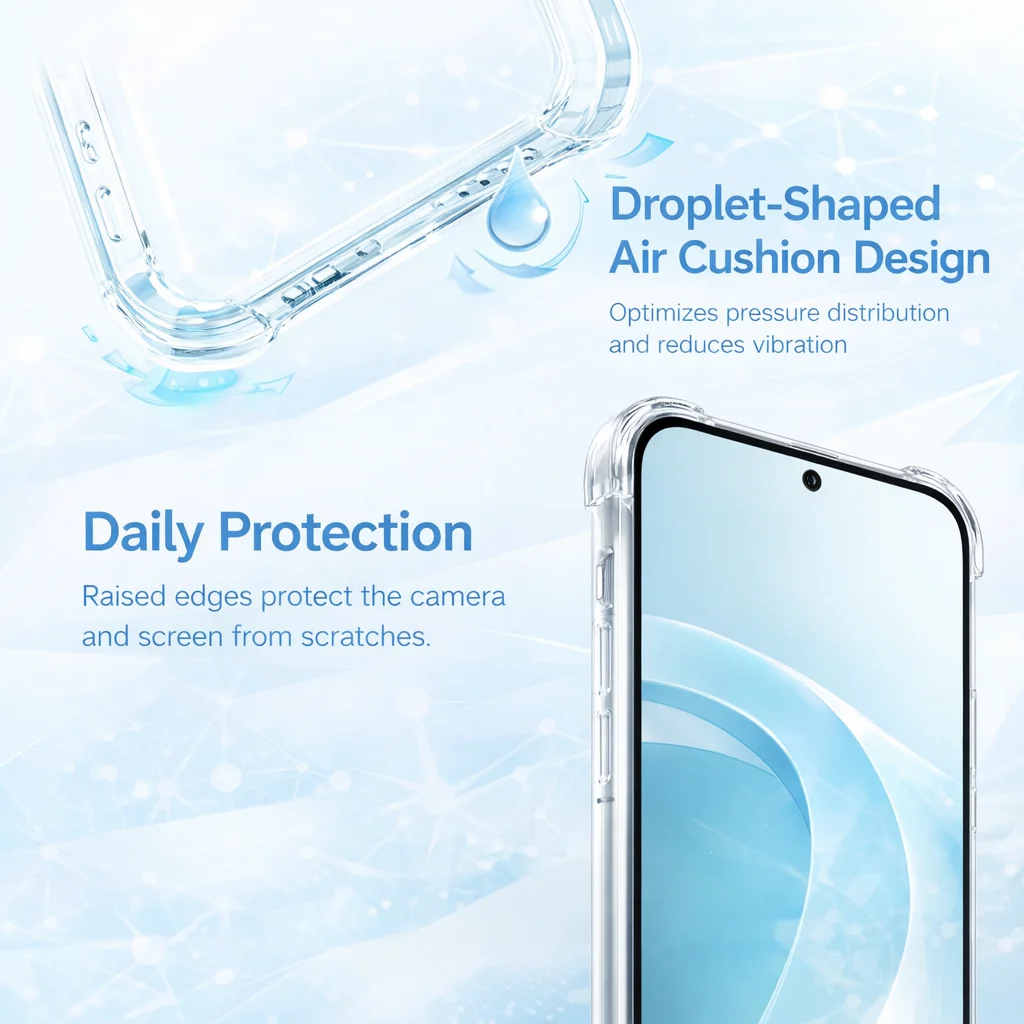 Miękkie etui na OPPO Find X9 Ultra X9s Pro 5G z amortyzującą powłoką, odporne na wstrząsy, z ochroną aparatu CA0002 — zdjęcie produktu 4